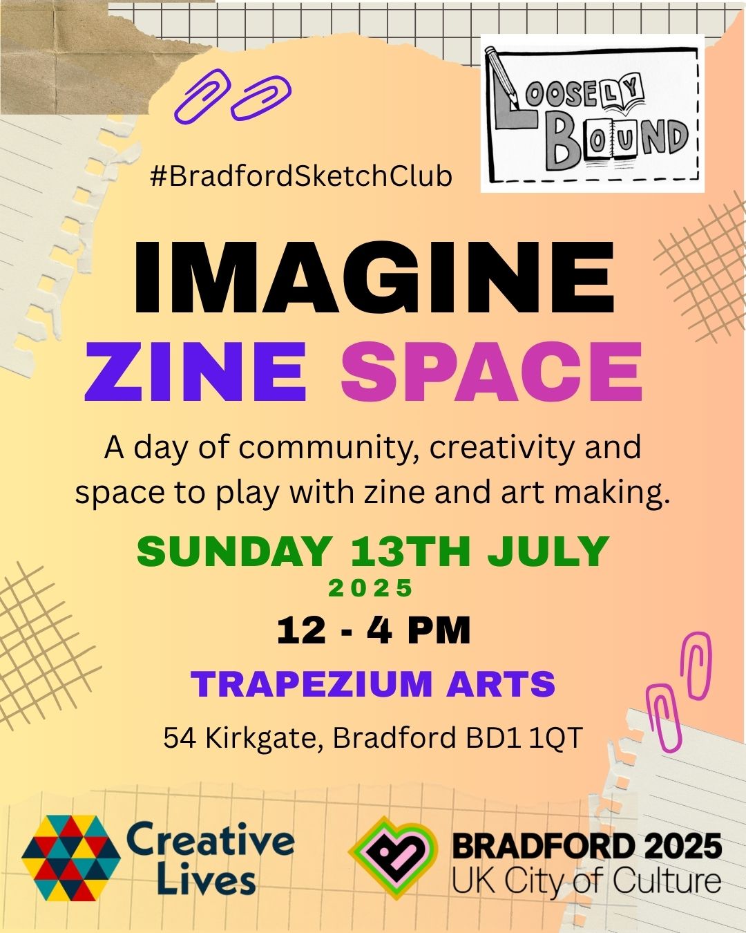 Imagine Zine Space Poster