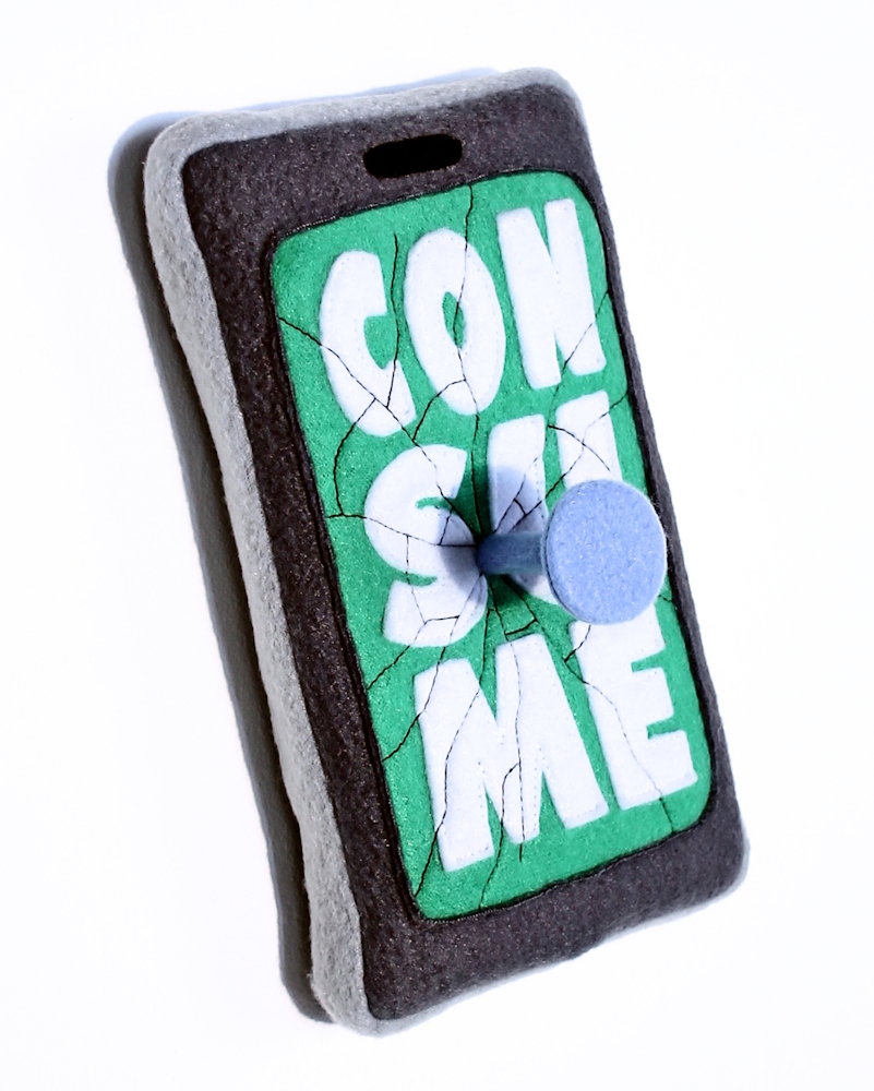 Wake Up Call (2024-25), Fabric, Wood and Toy Stuffing, Vincent James